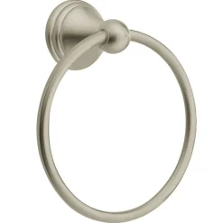 Moen Preston Brushed Nickel Towel Ring Die Cast Zinc