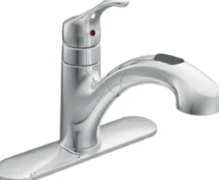 Moen Renzo One Handle Chrome Pull-Out Kitchen Faucet