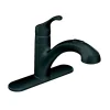 Moen Renzo One Handle Matte Black Pull-Out Kitchen Faucet