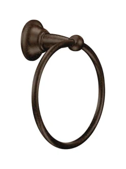 Moen Sage Towel Ring 7.3 In. H X 6.2 In. W X 3.45 In. L Oil Rubbed Bronze Oil Rubbed Bronze Brass (Pack Of 3)