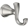Moen Tiffin 2-5/8 in. L Brushed Nickel Robe Hook