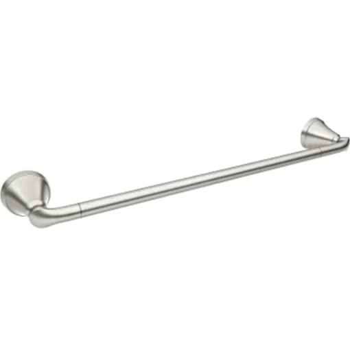 Moen Tiffin Brushed Nickel Towel Bar 18 in. L Metal