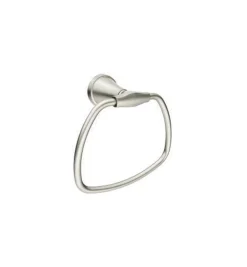Moen Tiffin Brushed Nickel Towel Ring Metal