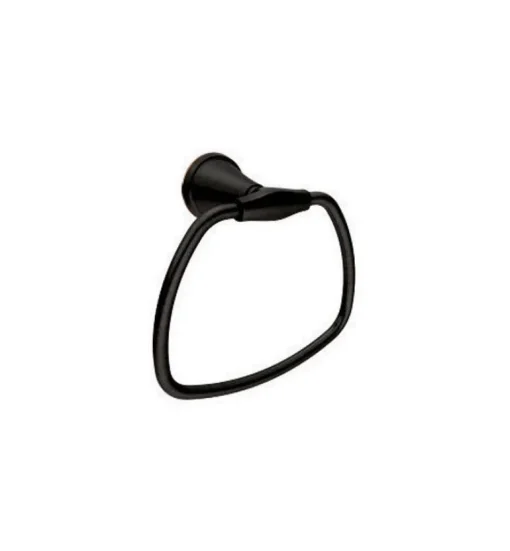 Moen Tiffin Mediterranean Bronze Towel Ring Metal