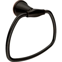 Moen Tiffin Mediterranean Bronze Towel Ring Metal