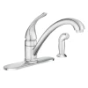 Moen Torrance One Handle Chrome Kitchen Faucet Side Sprayer Included