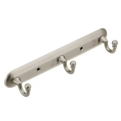 Moen Yorkshire 2 in. H X 1.75 in. W Brushed Nickel Robe Hook