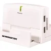 Monster 4 ft. L 3 outlets Surge Protector White 1080 J