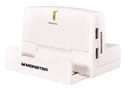 Monster 4 ft. L 3 outlets Surge Protector White 1080 J
