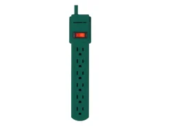 Monster Just Power It Up 3 ft. L 6 outlets Power Strip Green