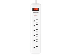Monster Just Power It Up 4 ft. L 6 outlets Surge Protector White 1080 J