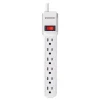 Monster Just Power It Up 6 Outlets White Power Strip, 3 ft.