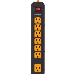 Monster Just Power It Up 3 ft. L 6 outlets Surge Protector w/USB White 1080 J