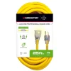 Monster Just Power It Up Outdoor 50 ft. L Yellow Extension Cord 14/3 SJTW