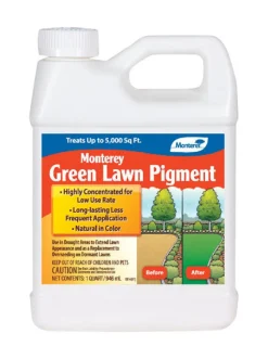 Monterey Green Lawn Pigment 5000 sq. ft. Coverage Area Lawn Dye Liquid 32 oz. for All Grasses