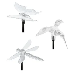 Moonrays Solar Powered LED Stake Light 1 pk (Pack of 20)