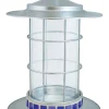 More Birds 82 2.5 Lb Silver & Blue Trellis Lantern Bird Feeder (Pack of 4)