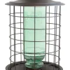 More Birds Caged Songbird Vintage Wild Bird 1-1/2 lb. Metal Caged Tube Seed Feeder