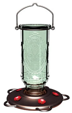 More Birds Hummingbird 10 Glass Bottle Nectar Feeder 5 ports