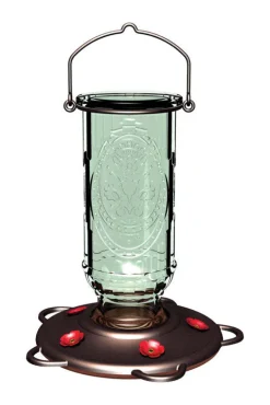 More Birds Hummingbird 20 Glass/Metal Bottle Nectar Feeder 5 ports