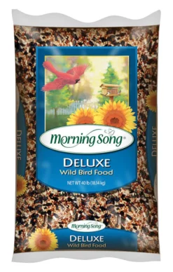 Morning Song Deluxe Assorted Species Black Oil Sunflower Wild Bird Food 40 lbs.