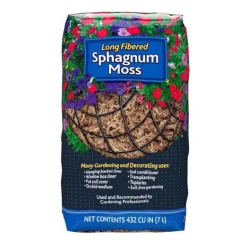 Mosser Lee Gray Long Fibered Indoor/Outdoor Organic Sphagnum Moss 432 cu. in.