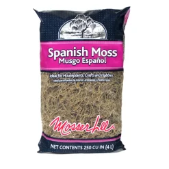Mosser Lee Organic Spanish Moss 250 cu in (Pack of 8).