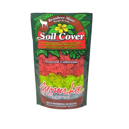 Mosser Lee Soil Cover Organic Assorted Reindeer Moss 3 oz