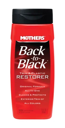 Mothers Back-To-Black Plastic and Trim Restorer Liquid 12 oz
