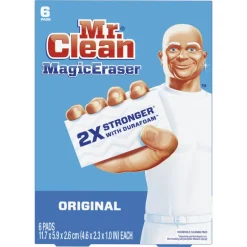Mr Clean 79009 4.6 X 2.3 X 1 Magic Eraser Original 6 Count