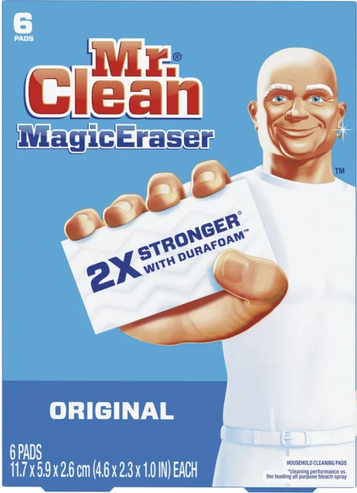 Mr Clean 79009 4.6 X 2.3 X 1 Magic Eraser Original 6 Count