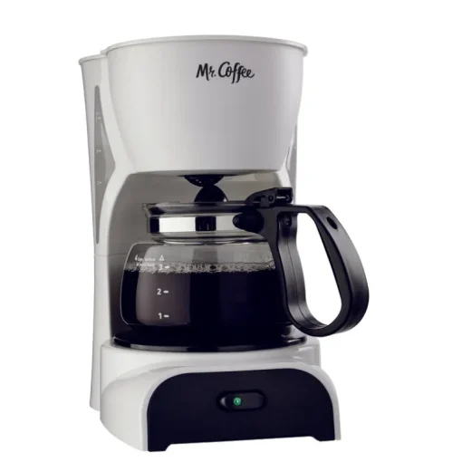 Mr. Coffee Simple Brew 4 White Coffee Maker