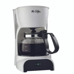Mr. Coffee Simple Brew 4 White Coffee Maker