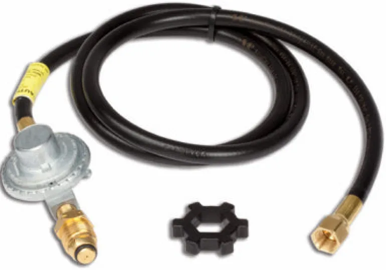 Mr. Heater 3/8 in. D X 5 ft. L Brass/Plastic Hose Assembly and Regulator