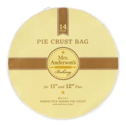 Mrs. Anderson's Baking Baking 14 in. W X 14 in. L 14.375 in. Pie Crust Bag White