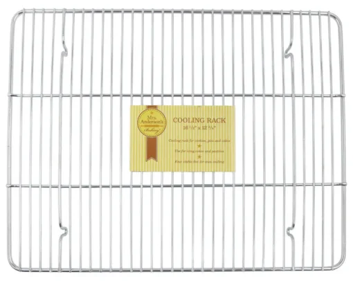Mrs. Anderson's Baking Baking 12-3/4 in. W X 16-1/2 in. L Cooling Rack Silver