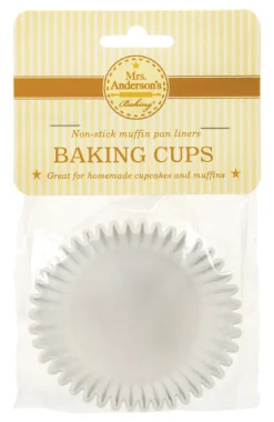 Mrs. Anderson's Baking Texas Size Muffin Cups White 24