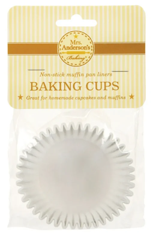 Mrs. Anderson's Baking Texas Size Muffin Cups White 24