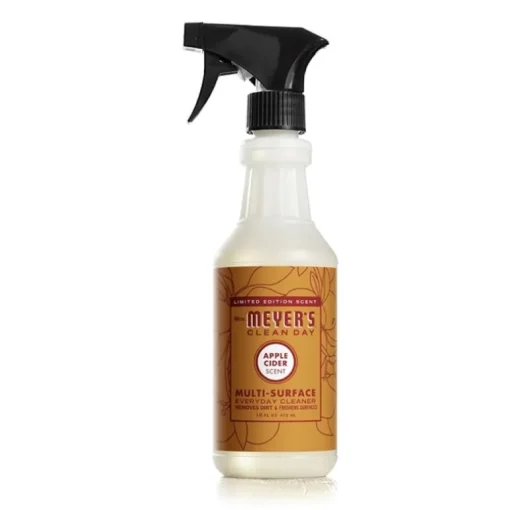 Mrs. Meyer's Clean Day Apple Cider Scent Organic Multi-Surface Cleaner, Protector and Deodorizer Liquid (Pack of 6)