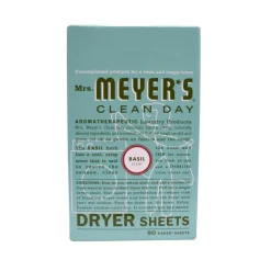 Mrs. Meyer's Clean Day Basil Scent Fabric Softener Sheets 80 pk