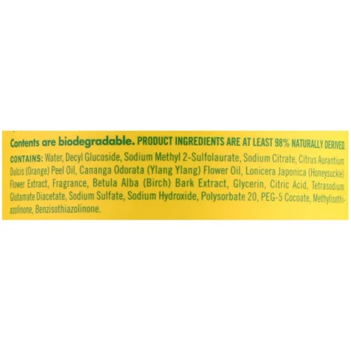 Mrs. Meyer's Clean Day Honeysuckle Scent Concentrated Organic Multi-Surface Cleaner Liquid 32 oz