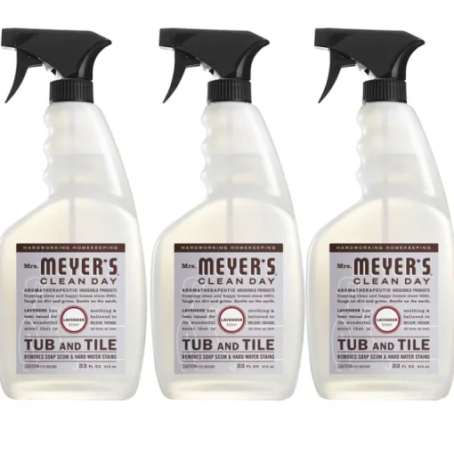 Mrs. Meyer's Clean Day Lavender Scent Tub and Tile Cleaner 33 oz. Trigger Spray Bottle (Pack of 6)