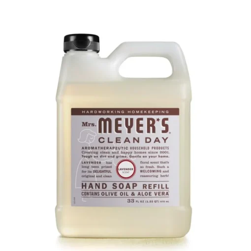 Mrs. Meyer's Clean Day Lavender Scent Liquid Hand Soap 33 oz. (Pack of 6)