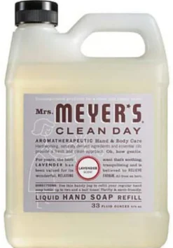 Mrs. Meyer's Clean Day Lavender Scent Liquid Hand Soap 33 oz. (Pack of 6)