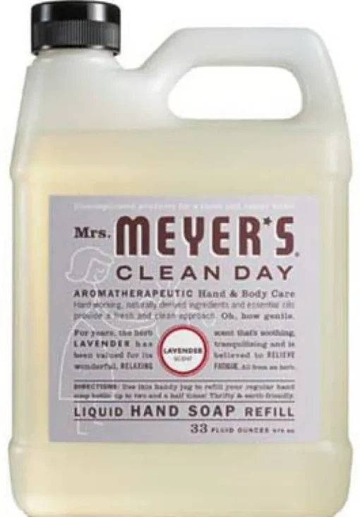 Mrs. Meyer's Clean Day Lavender Scent Liquid Hand Soap 33 oz. (Pack of 6)