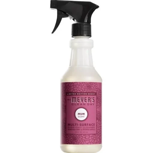 Mrs. Meyer's Clean Day Mum Scent Organic Multi-Surface Cleaner, Protector and Deodorizer Liquid 16 oz. (Pack of 6)