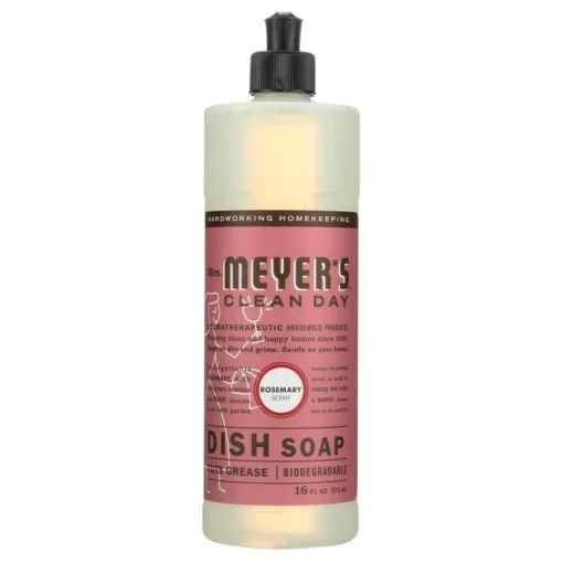 Mrs. Meyer's Clean Day Rosemary Scent Liquid Dish Soap 16 oz. 1 pk (Pack of 6)