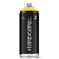 MTN Hardcore Gloss Light Yellow Spray Paint 11 oz (Pack of 6).