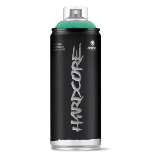MTN Hardcore Gloss Paris Green Spray Paint 11 oz (Pack of 6).