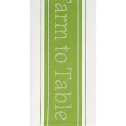 Mu Kitchen Green Cotton Farm to Table Kitchen Towel 1 pk
